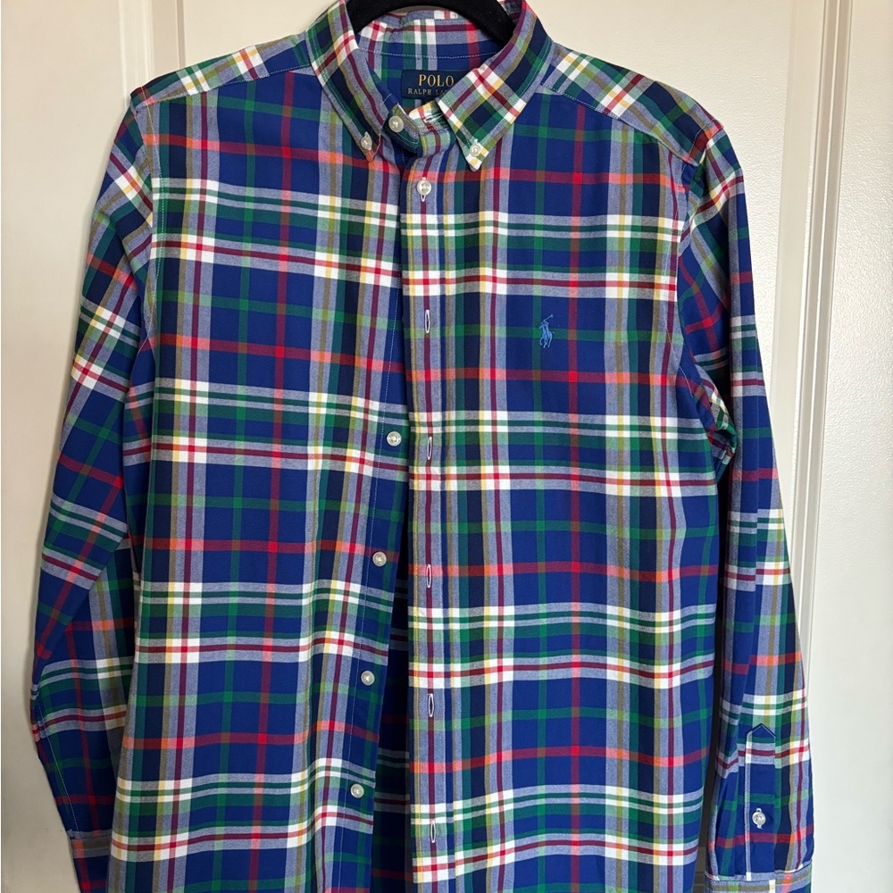 Polo by Ralph Lauren Men's Multicolor Plaid Shirt, NWT